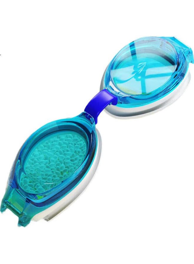 Swans Children'S Swimming Goggles, Imported From Japan, Waterproof And Anti-Fog, High-Definition, For Boys And Girls, Suitable For Older Children, Diving And Swimming Glasses, White And Blue Gradient - Image 1