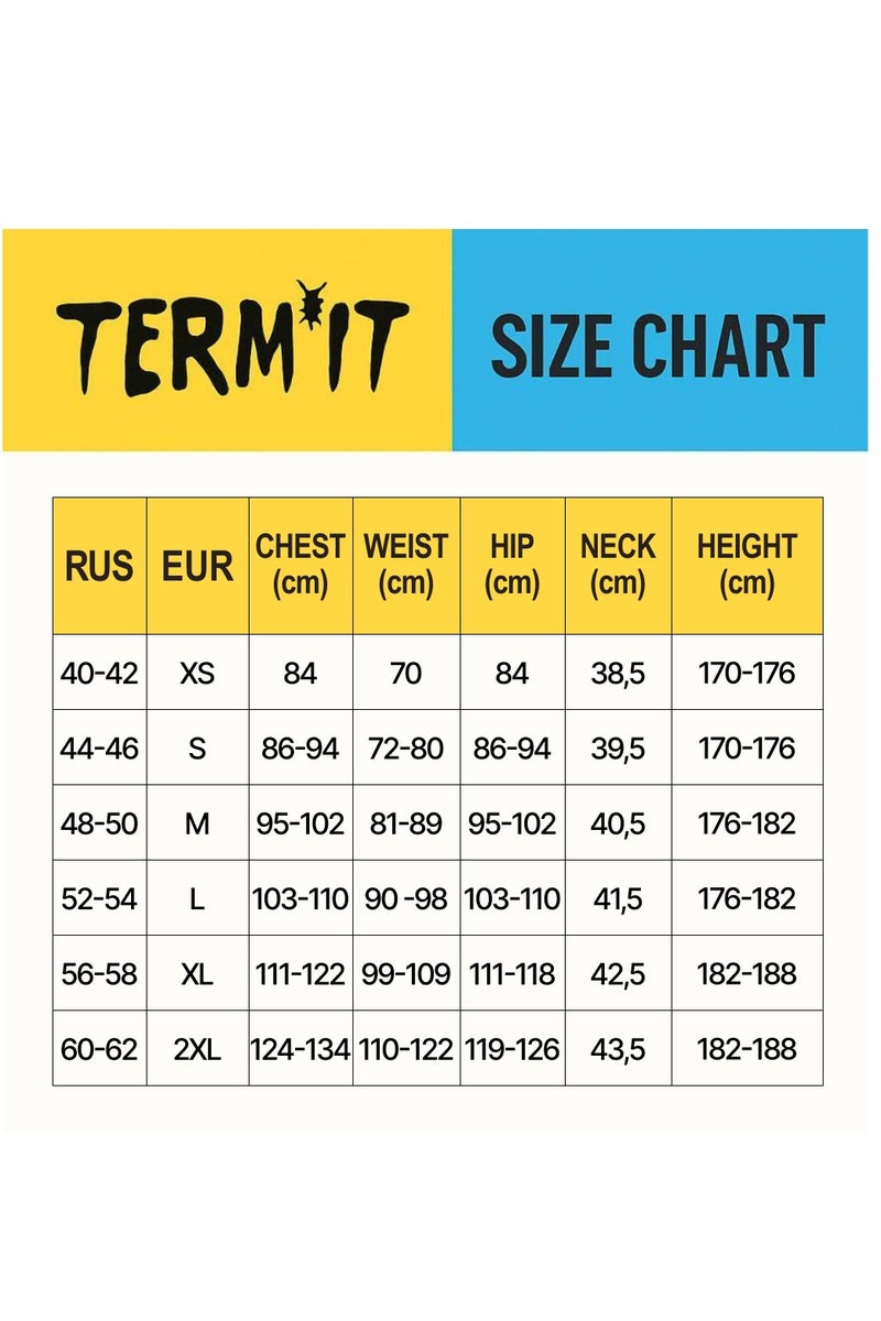 Termit تي شيرت رجالي ألترا مارين EU 44-46، تيرميت، قماش قطن ناعم، تصميم فضفاض، تصميم جريء مع فتحات، أنيق ومريح للمغامرات الحضرية والخارجية - Image 2