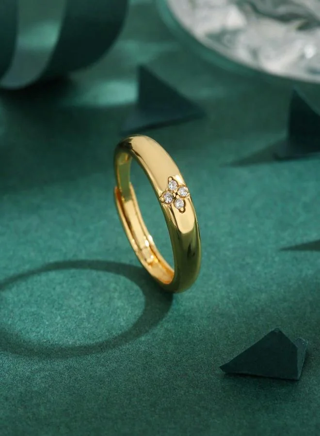 Take Two Clover Sparkle Ring