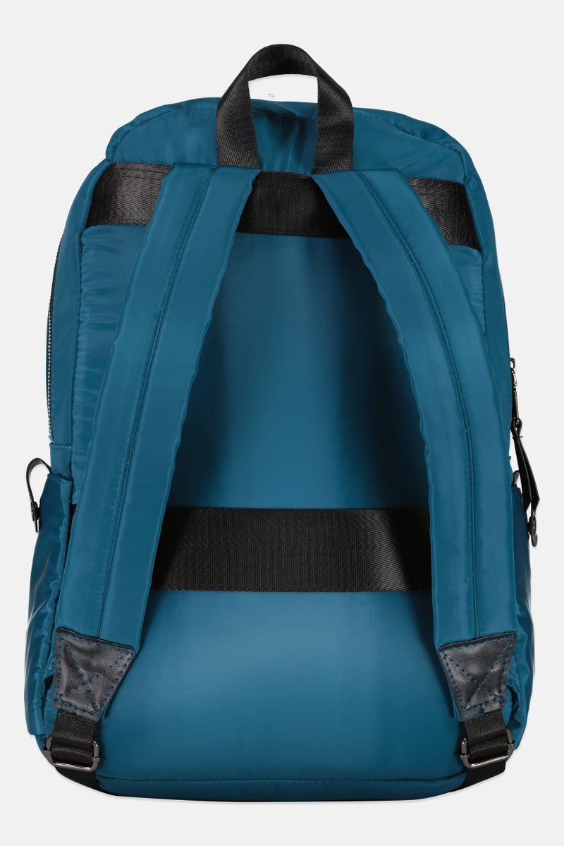 ADRIENNE VITTADINI Women Brand Logo Backpack, Teal Green - Image 2