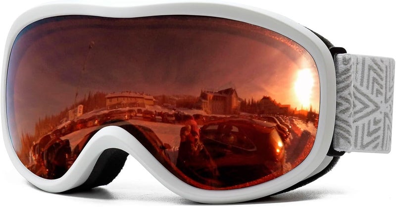 AVV Store OTG Ski Goggles for Men Women With Anti-Fog Dual Layer lens, UV400 Snow Goggle for Snowboarding Snowmobiling Skating - Image 1