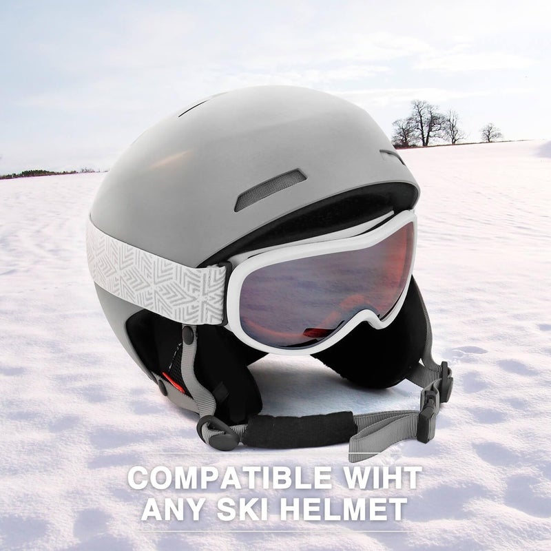 AVV Store OTG Ski Goggles for Men Women With Anti-Fog Dual Layer lens, UV400 Snow Goggle for Snowboarding Snowmobiling Skating - Image 5