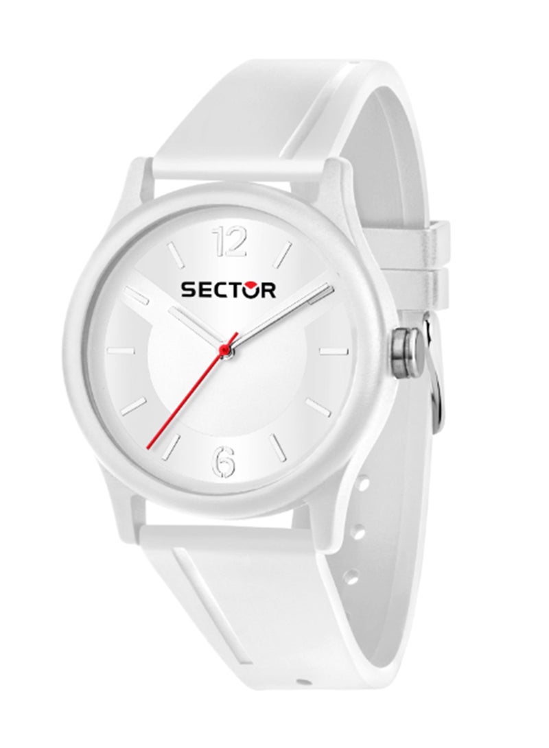 Sector EX-Q 41MM 3H WHITE DIAL WHITE ST - Image 1
