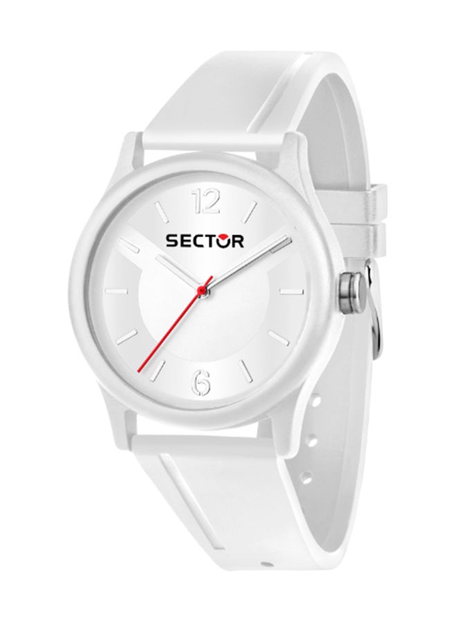 Sector ساعة رجالية 41 مم بيضاء، بقرص متعدد التشطيبات، حزام سيليكون أبيض - R3251203001 - Image 1