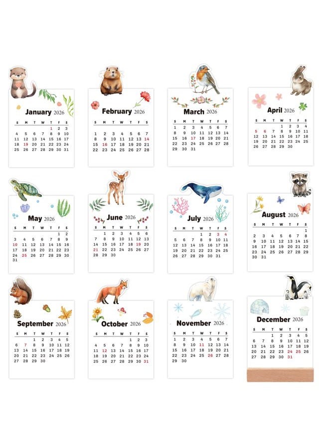 Yopyame YI-Animal Calendar 13p - Image 1