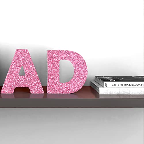 Stickyart Pink Glitter Wallpaper Border Peel and Stick Mirror Frame Border Tape Removable Sparkle Contact Paper Self Adhesive Glitter Fabric Wall Borders for Girls Room Bathroom Craft Decor 3.94"x160" - Image 3