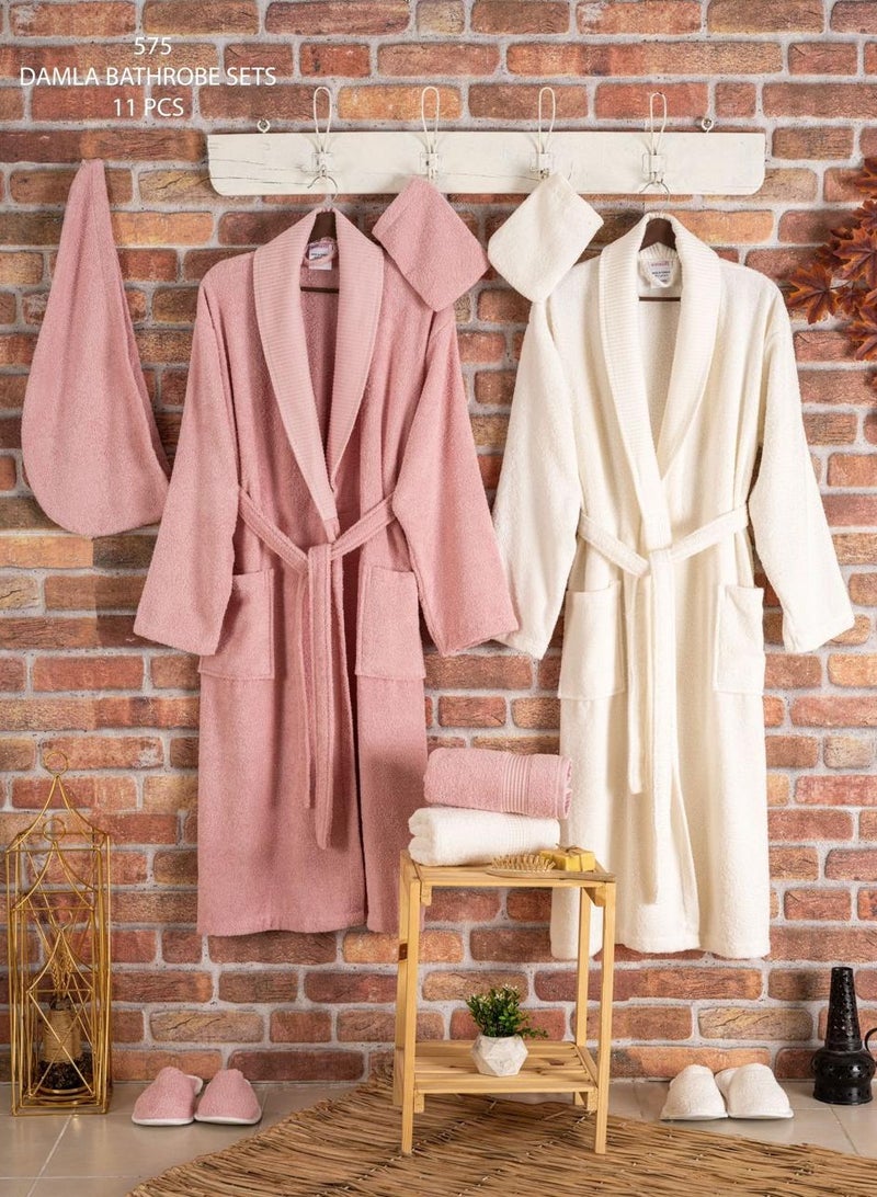Turkish cotton bathrobe 11 pieces