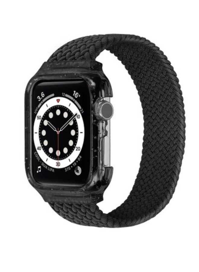 ACLIX Braided Solo Woven Loop Strap Band for Apple watch 42 mm/44mm Medium - Image 2