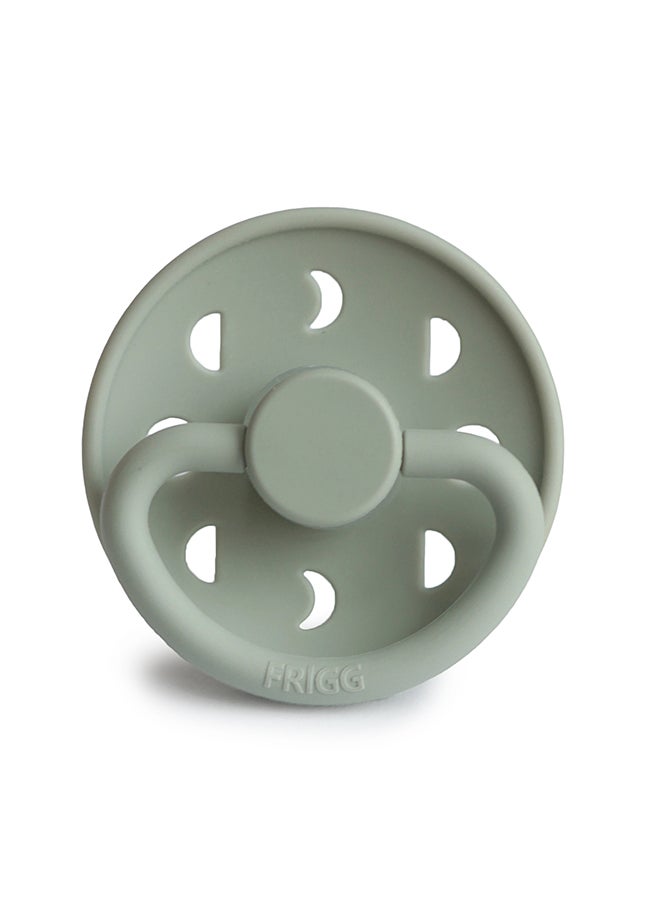 FRIGG Moon Phase Silicone Baby Pacifier 0-6M 1-Pack Sage Night - Size 1 - Image 1