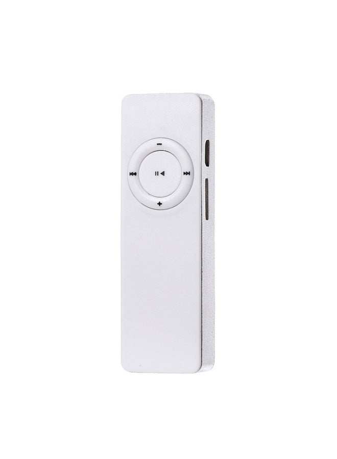 Bluetooth Mp3 Long Bar External Speaker Card Insertion Mp3 Player Ultra-thin Compact Music Portable Audio External Sound-Body Color:[Card Version] White-Memory Capacity:Strip Out (bare Metal)  - Image 1