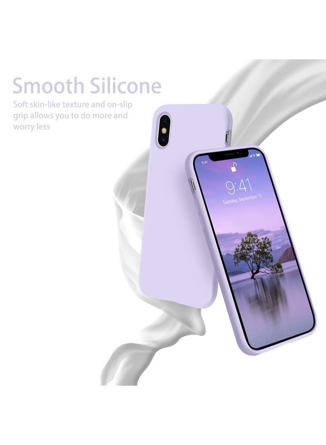 OTOFLY iPhone Xs Max Case,Ultra Slim Fit iPhone Case Liquid Silicone Gel Cover with Full Body Protection Anti-Scratch Shockproof Case Compatible with iPhone Xs Max, [Upgraded Version] (Cloud Mauve) - Image 3