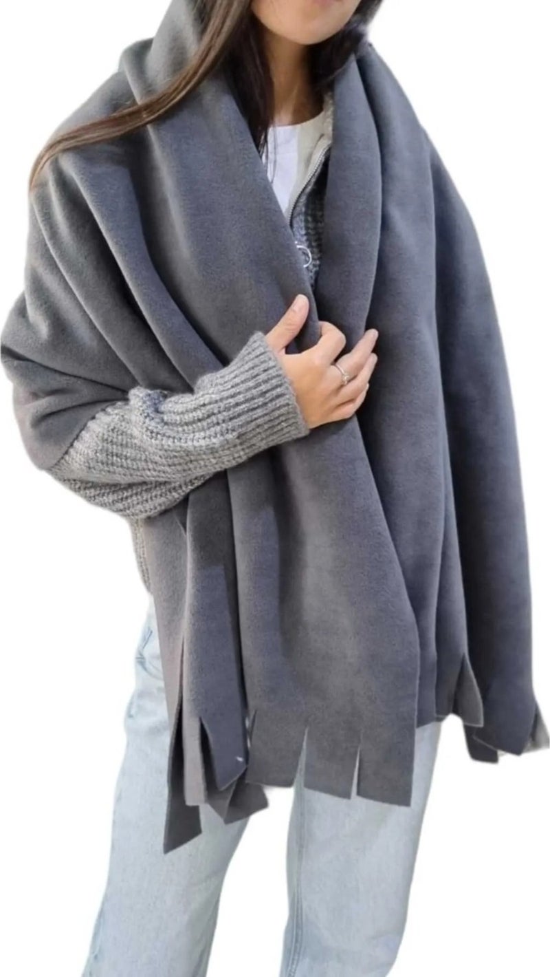 Tezzgelsin Cafe Restaurant 1,.quality Fleece Shawl 6 Pieces 70 x 180 cm  - Image 2