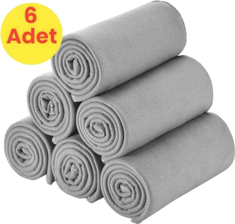 Tezzgelsin Cafe Restaurant 1,.quality Fleece Shawl 6 Pieces 70 x 180 cm  - Image 1
