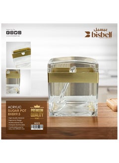 Bisbell Acrylic Sugar Pot 8X8X9.5,BB3579  - Image 2