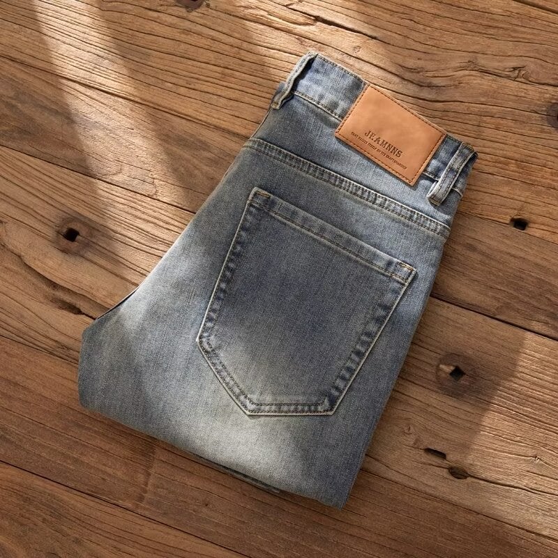 Unisex Classic Denim Jeans Loose Fit Daily Outdoor Wear - Image 5