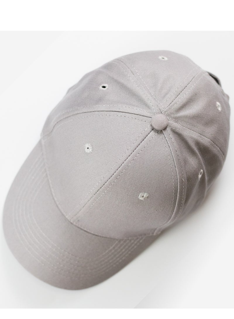 SARAOONT 100% Cotton Grey Baseball Dad Cap - Adjustable Size Hat for Running, Workouts, and Outdoor Activities - Baseball Cap for Men and Women - Image 4