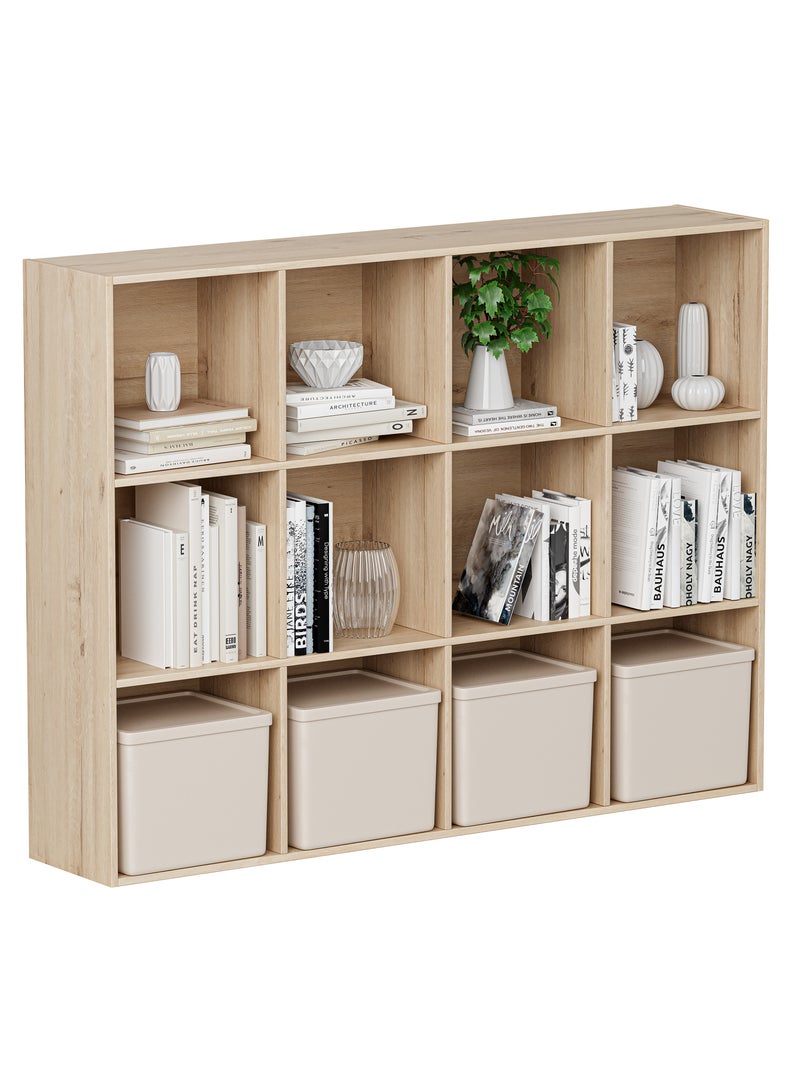 Chogori Wooden Cube Storage Organizer with Closed Back Panel, 11in Cube Shelf Opening, Bookshelf, Display Shelf,Closet Cabinet for Home and Office - Image 1
