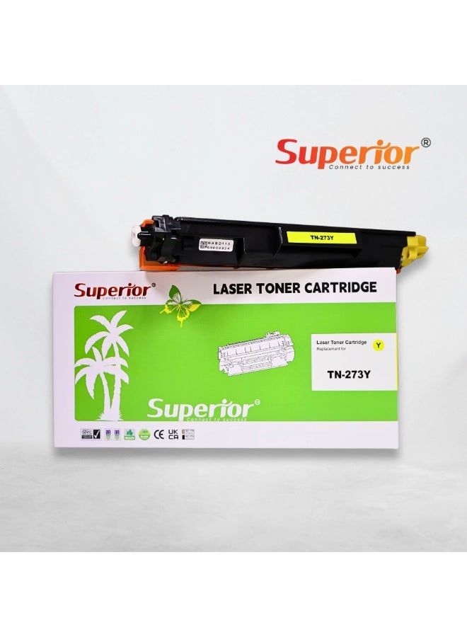 SOS Superior Superior TN273Y Yellow Compatible Toner Cartridge – With Chip - Image 2