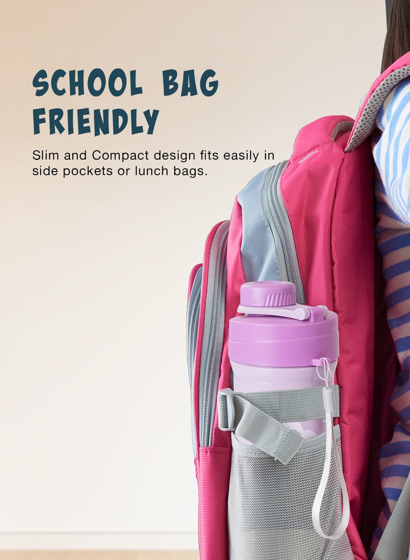 BAYBEE 500 ML Kids Water Bottle & Lunch Box Set for Kids School with Two compartment & Spoon Set | Back to School Products | Lunch Box & Water Bottle Combo Set for Kids Childrens (Mermaid) - Image 4