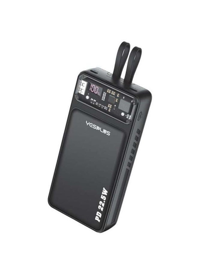 Yesplus YS-918 Ultra-Portable 20000mAh Power Bank - Quick Charge 3.0, Dual Output, Smart Digital Screen - Image 1