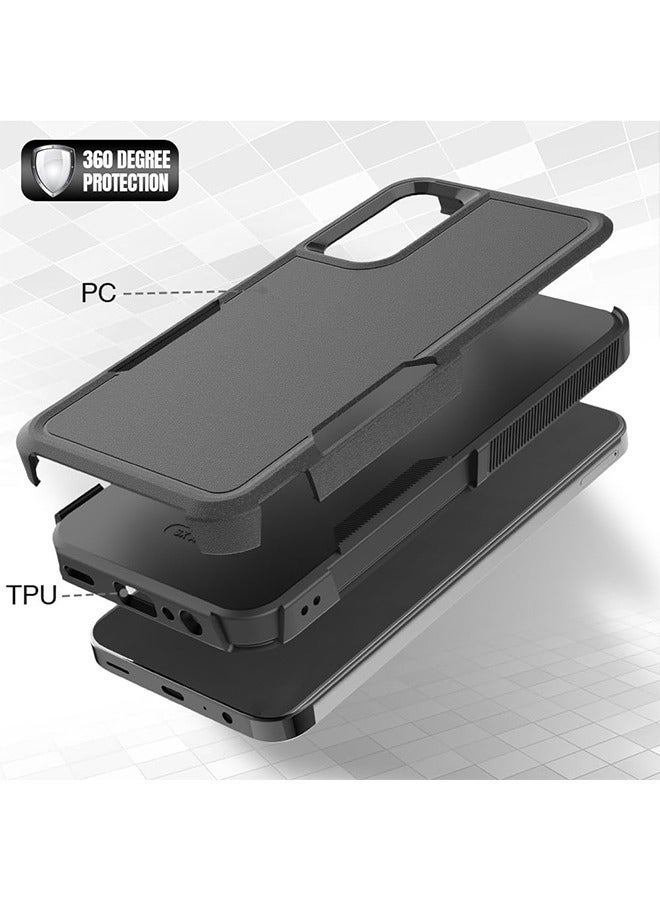 X-level Samsung Galaxy A15 4g Case, Protective Phone Cover, Super Military Grade Drop Protection Back Cover Accessory for Samsung Galaxy A15, Black - Image 4