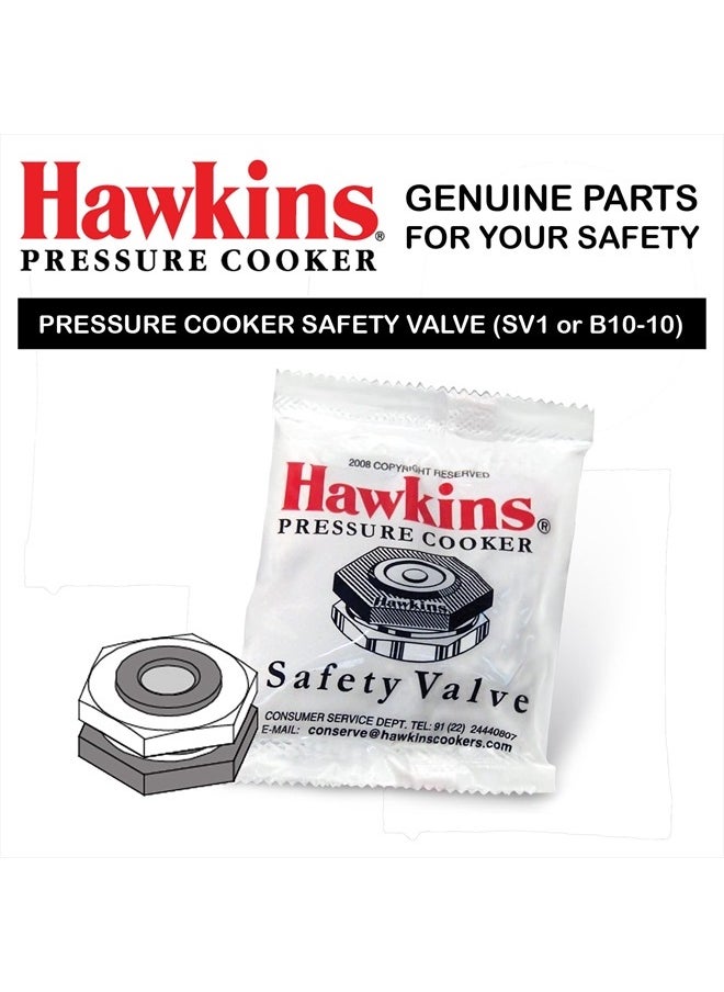 Hawkins - Hawkins Pressure Cooker Safety Valve - Image 1