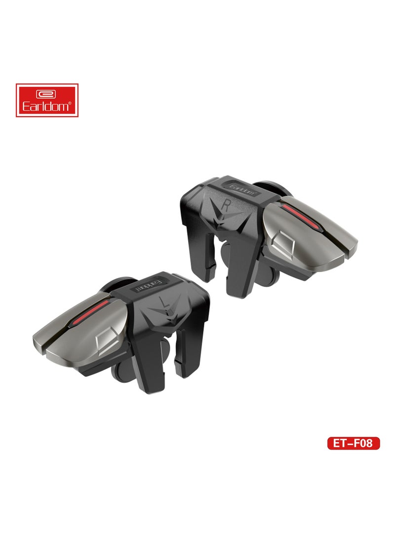 Earldom ET-F08 Mobile Game Trigger Controller – Shoot & Fire Button Joystick for iOS and Android Smartphones - Image 1