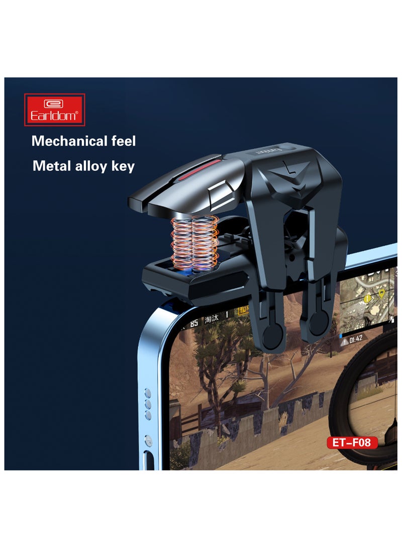 Earldom ET-F08 Mobile Game Trigger Controller – Shoot & Fire Button Joystick for iOS and Android Smartphones - Image 3