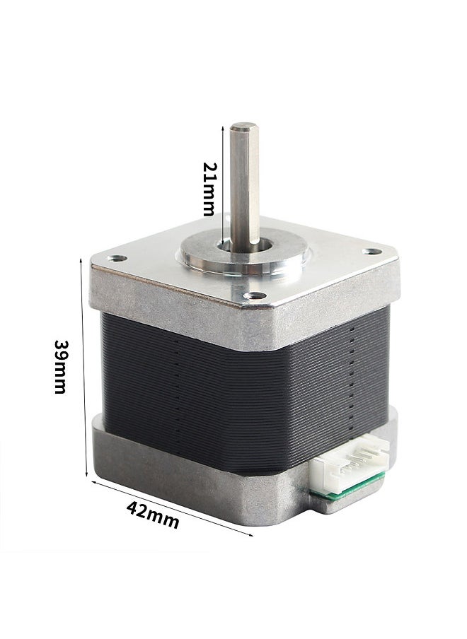 Generic - 42 Stepper Motor 2 Phase 1.8° Degree Step Angle Low Noise Compatible with Mega Vyper Extruder without Connecting Cable 3D Printer Part - Image 1