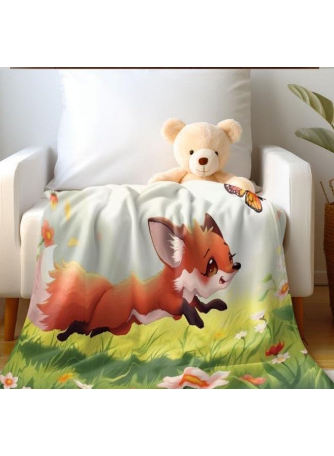 general Baby and children's cartoon flannel thin blanket (warm and comfortable, suitable for sleep, games) 70cm*100cm - 545 - Image 5