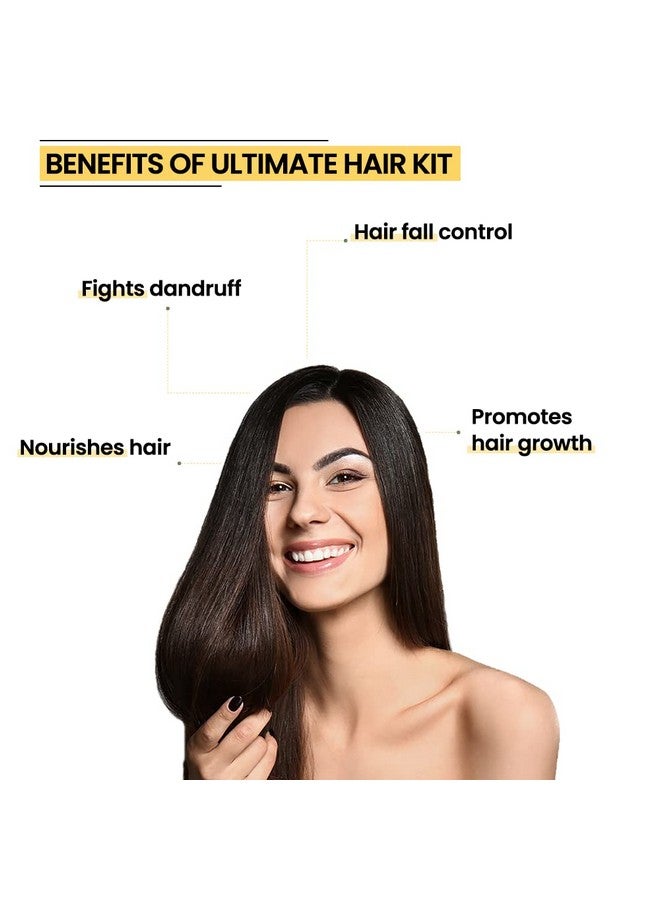 Rey Naturals Tea Tree Oil, Rosemary Oil, Coconut Oil, Castor Oil For Hair Growth, Dandruff & Hairfall Control, Acne, Dark Spots (15Ml*2+200Ml*2), Cold Pressed Oil For Skin & Hair Care, Herbal Hair Oil - Image 4