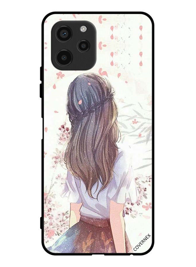 Covernex Protective Case Cover For Huawei nova Y61 Cute Girl In Deep Thinking - Image 1