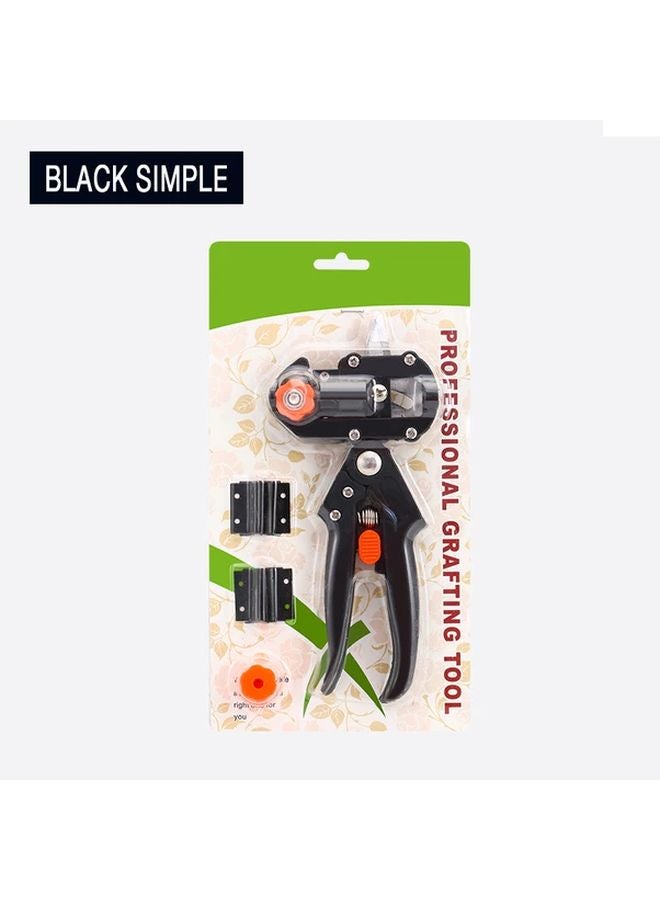 1 Set Black Grafting Pruner Professional Garden Tool Fruit Tree Secateurs - Image 1
