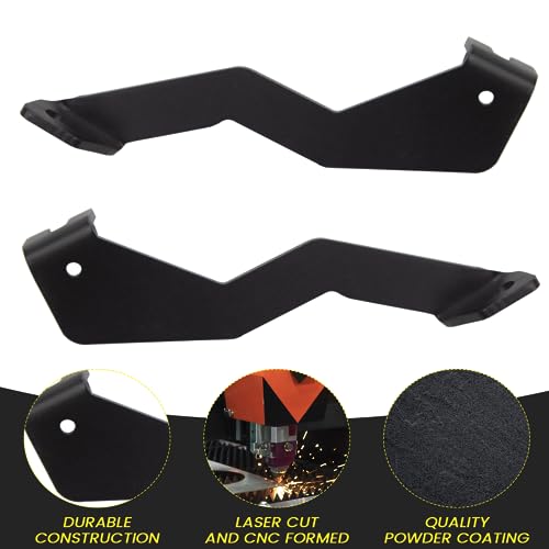 KANGIKX F150 Front A-Pillar Hood Hinges LED Work/Cube Light Mount Brackets Raptor Engine Hood Ditch Light Pods Mount Compatible with Ford F150 2004-2014 & 1st Gen SVT Raptor - Image 2