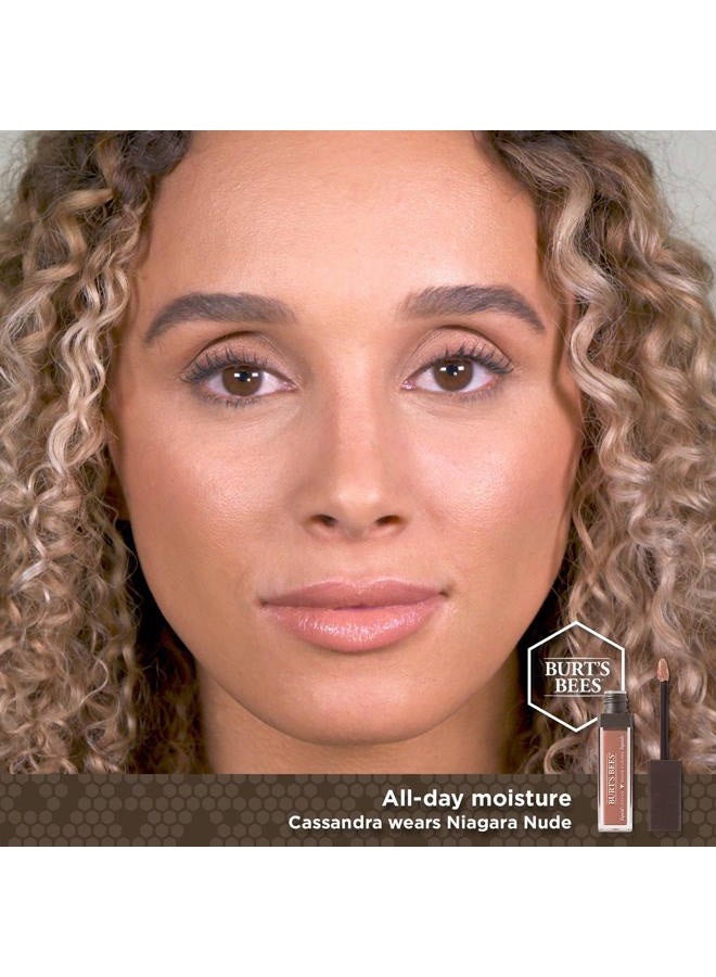 Burt's Bees 100% Natural Moisturising Full Coverage Liquid Lipstick, Niagara Nude, 5.95 g - Image 5