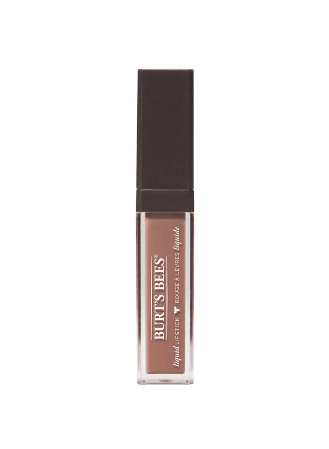 Burt's Bees 100% Natural Moisturising Full Coverage Liquid Lipstick, Niagara Nude, 5.95 g - Image 2