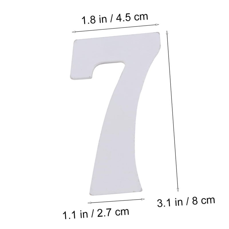 Light Up Wooden Table Number Sign 7cm Wedding Party Home Decor - Image 3