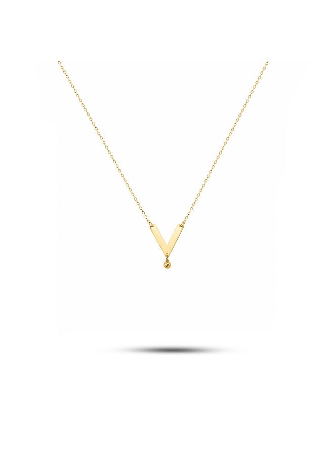 Ruby Art Gold 18K real Gold Necklace for women- 0.8 Gram - Image 1