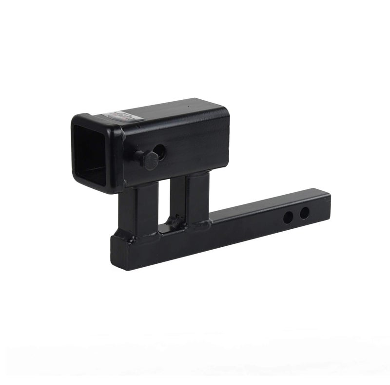 TOPTOW Trailer Hitch Extender Adapter 2 Receiver 414 inch RiseDrop 114 inch Solid Shank 858 Extension