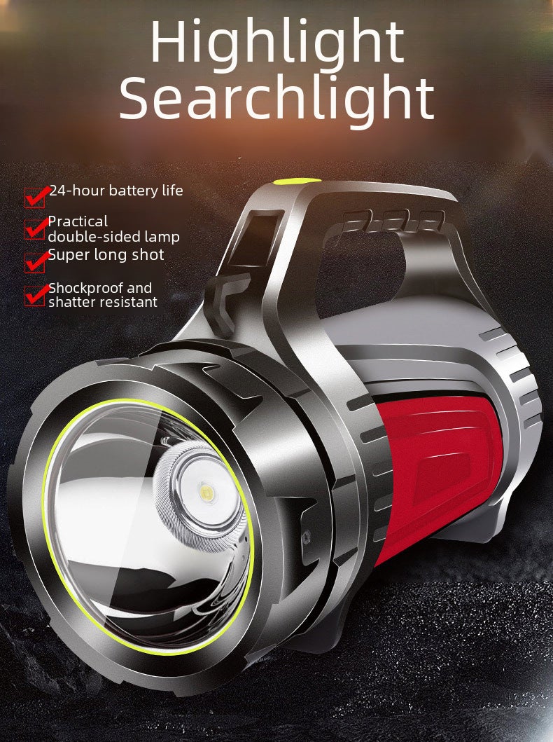 Generic Rechargeable High-Intensity Flashlight Multi-function Torch 881-C (Large Portable Lamp)  - Image 1