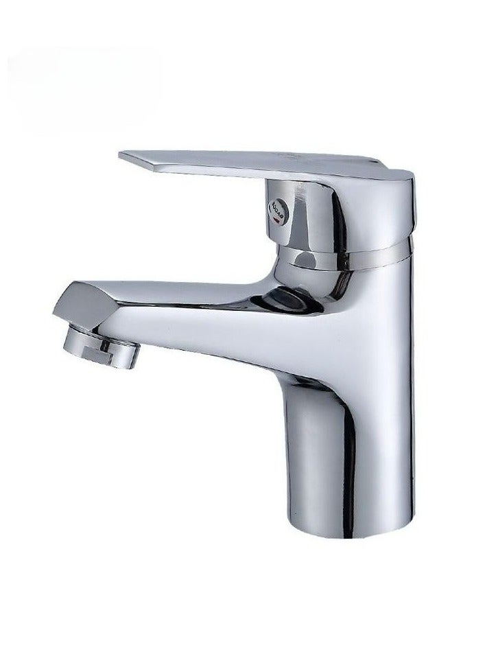 Beauenty High Puality Stainless Steel Basin Faucet With Single Handle And Single Hole Hot And Cold Control, Suitable For Bathroom Washbasin - Image 1
