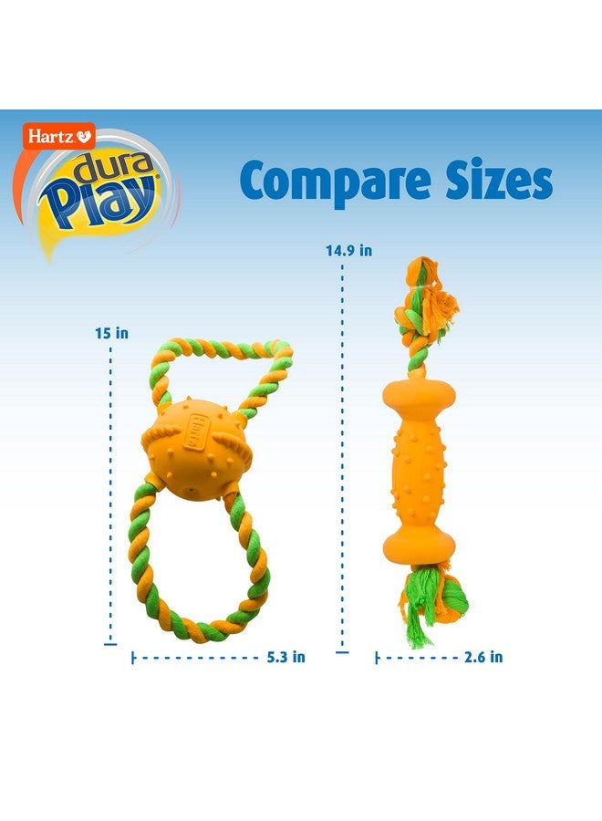 Hartz DuraPlay Tug Of Fun Dumbbell Dog Toy - Image 2