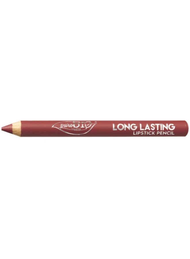 puroBio Long Lasting Kingsize Lipstick Pencil Comfortable and Practical 13L Raspberry 3g - Image 1