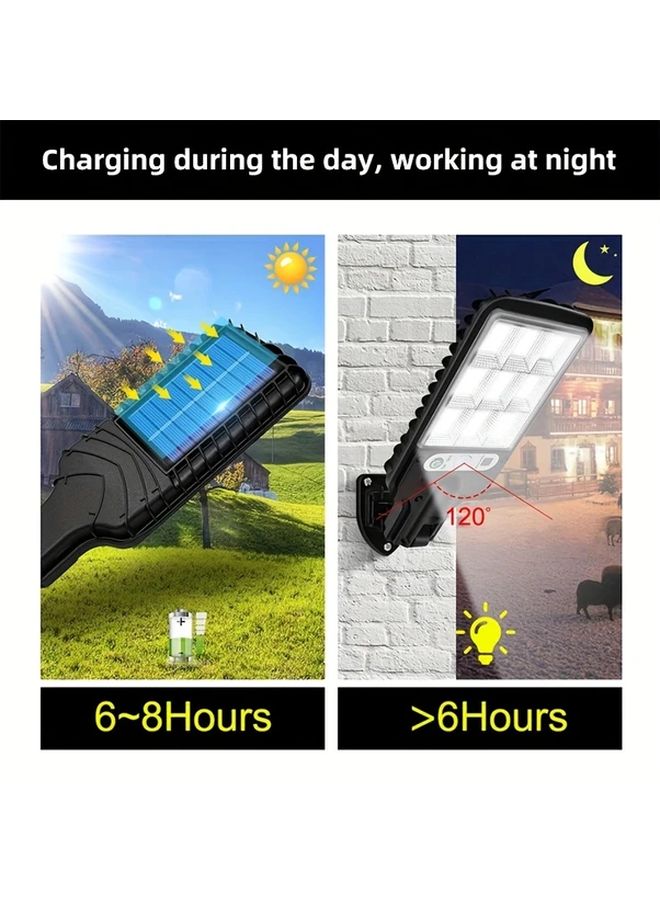 1pc Outdoor LED Solar Light Motion Sensor Wall Lamp 3 Modes Security Lighting - Image 5
