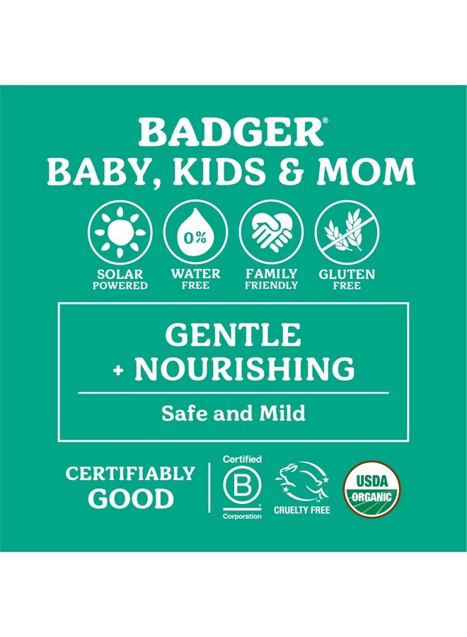 بادجير Badger - زبدة البطن، زبدة الكاكاو والآذريون، زبدة البطن العضوية المعتمدة، زبدة البطن بفيتامين E، زبدة البطن بزيت جوز الهند، زبدة البطن للحوامل للبشرة الممتدة، 2 أونصة - عبوتان - Image 4