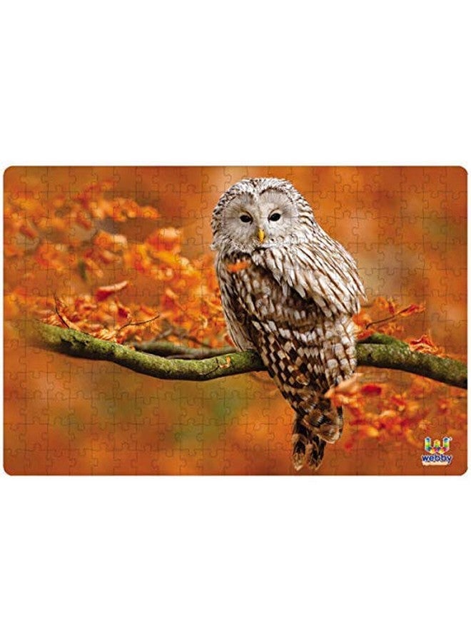 Webby Kids Owl in Autumn Jigsaw Puzzle,252 Pieces,Multicolor - Image 2