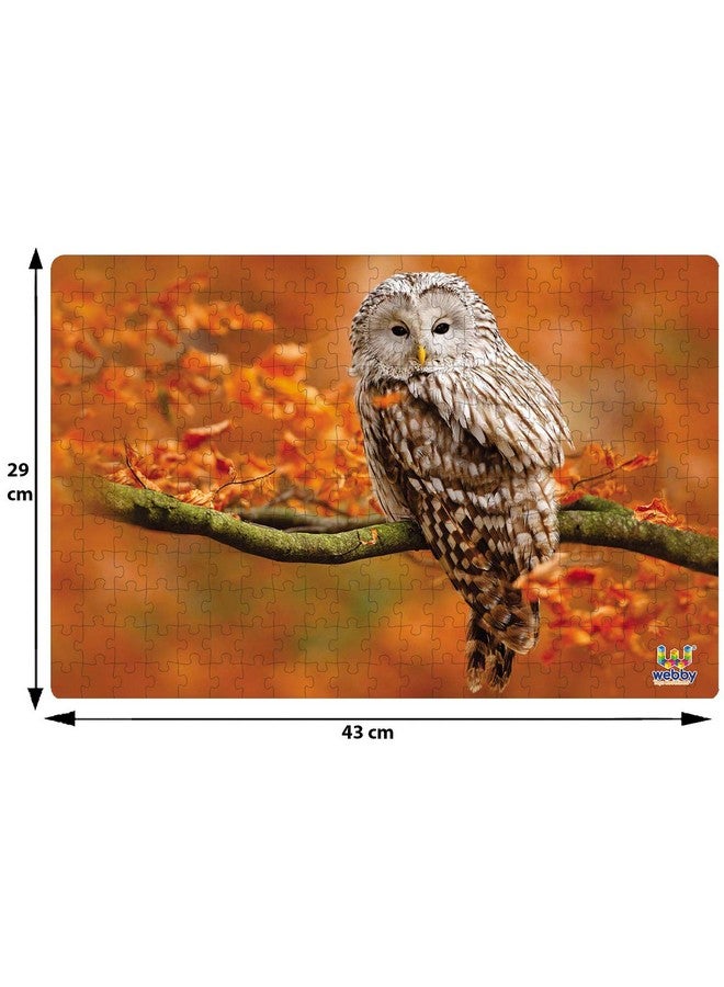 Webby Kids Owl in Autumn Jigsaw Puzzle,252 Pieces,Multicolor - Image 4