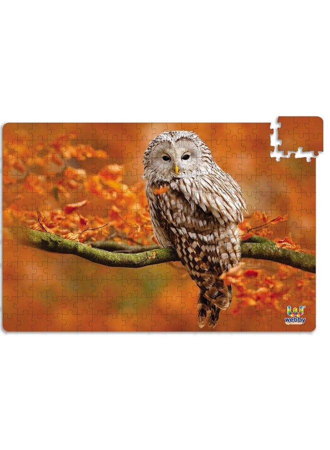Webby Kids Owl in Autumn Jigsaw Puzzle,252 Pieces,Multicolor - Image 3