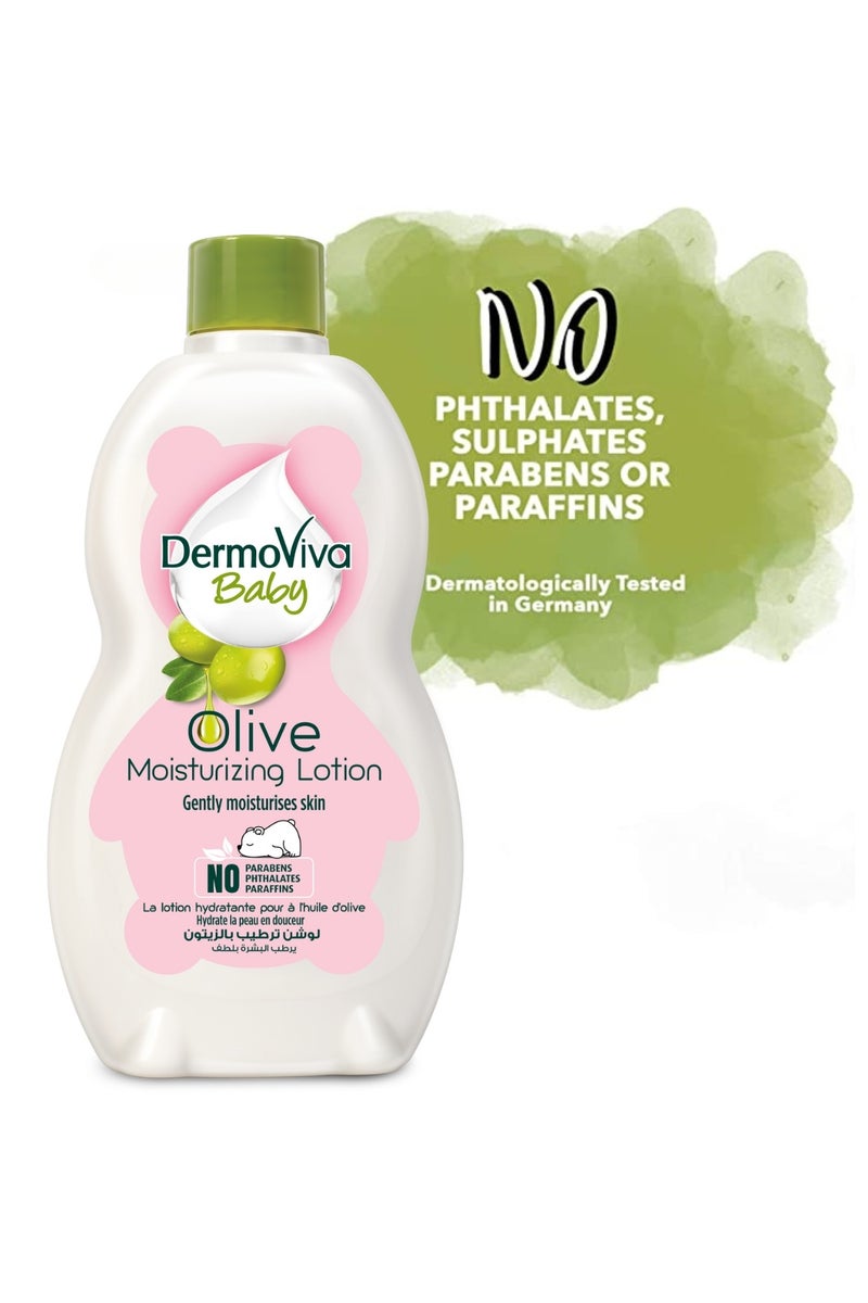DermoViva Baby Olive Oil Gentle Shampoo And Moisturizing Lotion - Image 4