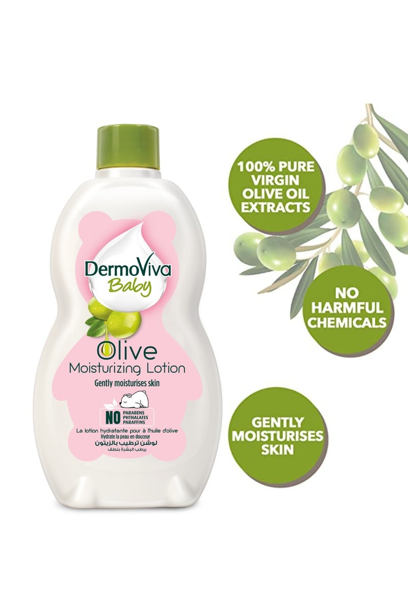 DermoViva Baby Olive Oil Gentle Shampoo And Moisturizing Lotion - Image 2